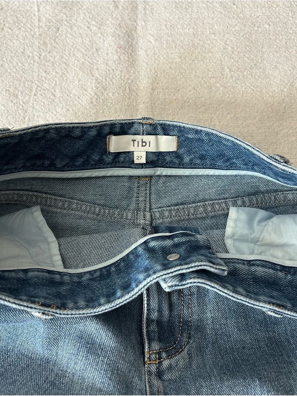 Tibi Mid Rise Skinny Jeans - Picture 4 of 5